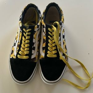 Custom Sunflower Old Skool Vans size 8 (women’s)